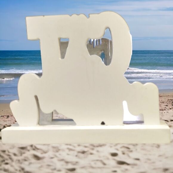 SIGN CAT MOM ACCENT Pets Style White Wood SIGN/STAND Décor - Picture 3 of 6